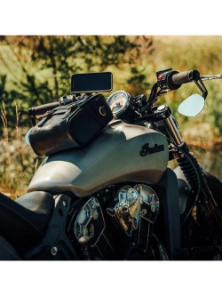 Lusterko motocyklowe uniwersalne Motogadget Mo.view Sport aluminiowe, czarne [długość ramienia: 110 mm]