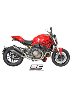 Podwójny tłumik SC-Project GP-Tech Carbon (Slip on) - Ducati Monster 1200 / S [14-16]