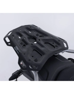 Zestaw: kufry boczne + kufer centralny TRAX ADV + stelaże SW-Motech CF Moto 800 MT-X (24-) srebrne