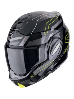 Kask szczękowy Scorpion Exo-Tech Evo Conquer czarno-żółty