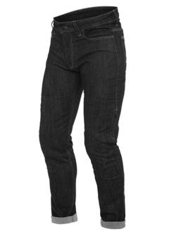 Jeansy motocyklowe Dainese Denim Slim Tex czarne