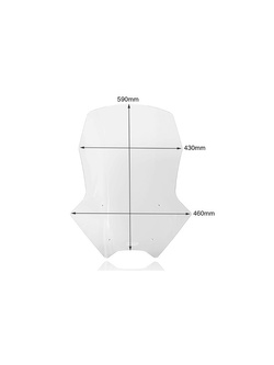 Szyba do skutera WRS Touring Honda Forza 750 (21-24) przyciemniana