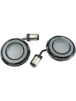 Kierunkowskazy przednie LED Kuryakyn Tracer Harley Davidson (wybrane modele) przyciemniane