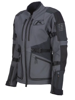 Kurtka motocyklowa tekstylna damska Klim Sedona szaro-czarna