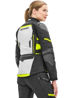 Kurtka motocyklowa damska tekstylna Shima Dune fluo-czarna