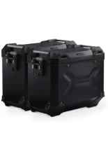 Zestaw: kufry boczne TRAX ADV + stelaże PRO SW-Motech BMW R 1300 R/ RS (25-) czarne [poj.: 2 x 45 L]
