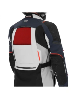 Kurtka motocyklowa tekstylna Shima Hero 3.0 G2 szaro-niebieska