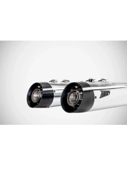Tłumik motocyklowy Zard Touring Slip-On E5 Harley Davidson (wybrane modele) polerowany