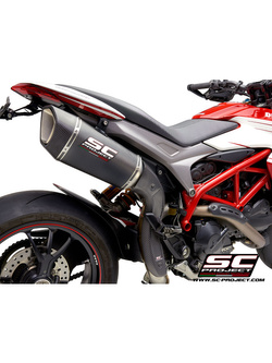 Tłumik SC-Project SC1-R Titanium / Carbon- Ducati Hypermotard 939 / SP [16-18]