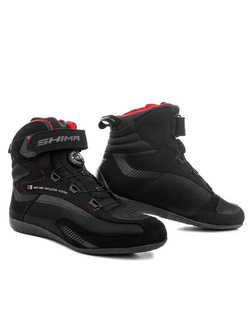 Buty motocyklowe Shima Exo Vented czarno-czerwone