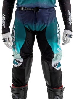 Spodnie cross damskie Leatt Moto 4.5 Marine czarno-niebiesko-białe