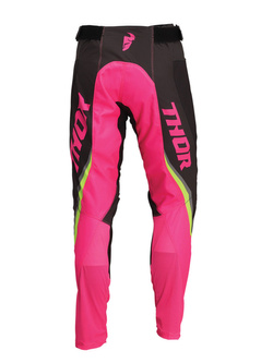 Spodnie cross damskie Thor Pulse Rev czarno-różowe