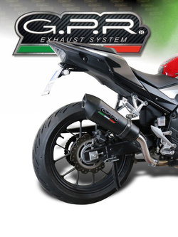 Tłumik G.P.R GP Evo4 Black Titanium [Slip-On, Black Titanium] - Honda CB 500 X [16-18] e4