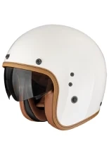 Kask otwarty Scorpion Belfast Evo Luxe beżowy połysk