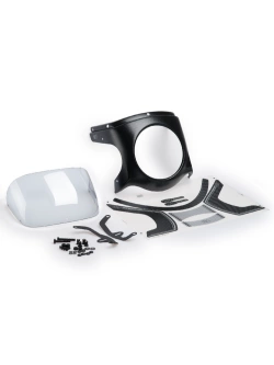 Szyba motocyklowa Puig Retro Moto Guzzi V7 III 750 (17-22)/ Triumph Bonnevile Speedmaster (18-) przeźroczysta