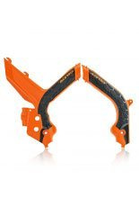 Osłony ramy Acerbis X-Grip KTM (wybrane modele) czarno-pomarańczowe