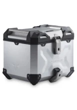 Zestaw: kufer centralny TRAX ADV + stelaż Street-rack SW-Motech KTM 250 Adventure (25)/ 390 Adventure (25)/ R/ X (25-) srebrny [poj.: 38l]