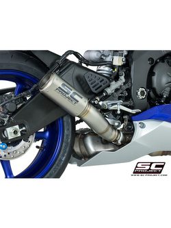 Tłumik SC-Project CR-T Carbon (Slip-on, Wysoka pozycja) - Yamaha YZF R6 [17-20]