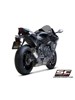 Tłumik SC-Project S1 Titanium + Carbon (Slip on) - Yamaha YZF R1 / R1M [17-19]