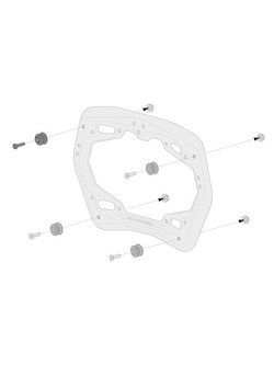 Zestaw: kufry boczne + stelaże PRO ABS ® Aero System Sw-Motech do Honda NC750X (16-20)/NC750S (16-22) [pojemność: 2 x 25 L]