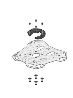 Stelaż centralny Adventure-Rack SW-MOTECH CFMoto 800MT CF800-5 (21-25)
