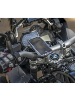 Zestaw na motocykl: etui MAG na telefon iPhone 13 (magnetyczne) + wodoodporny pokrowiec MAG + mocowanie Quad Lock