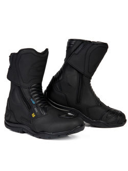 Buty motocyklowe skórzane Ozone Rapid czarne