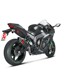 Wspornik i zacisk Akrapovič Kawasaki Ninja ZX-10R (17-20)/ SE (18-20)/ Ninja ZX-10RR (17-20) [włókno węglowe]