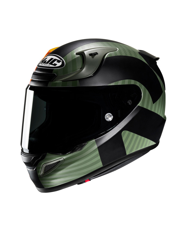 Kask integralny HJC RPHA 12 Ottin zielono-czarno-czerwony