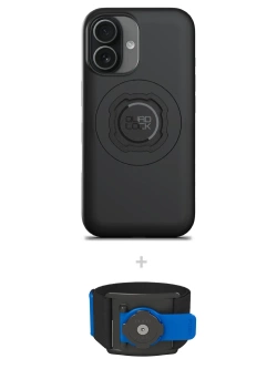 Zestaw do biegania: etui MAG na telefon iPhone 17 (magnetyczne) + opaska sportowa Quad Lock