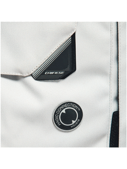 Kurtka motocyklowa tekstylna Dainese Splugen 3L D-Dry biało-czarna