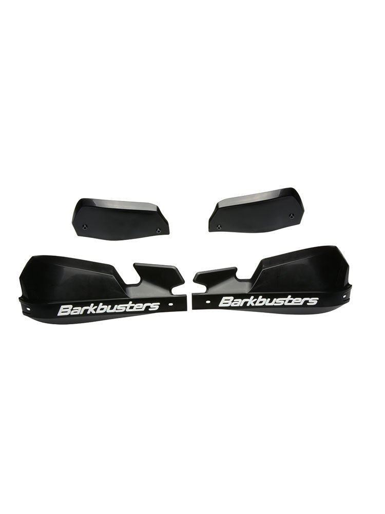 Handbary Barkbusters Vps + zestaw montażowy BMW F 900 GS Adventure/Ride Pro (24-) czarne z białym napisem