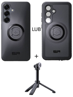 Zestaw: etui na telefon Samsung Galaxy S25 + statyw/selfie stick SPC+ SP Connect