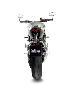 Podwójny tłumik motocyklowy LeoVince LV-10 stalowy Triumph (wybrane modele) [z homologacją] 