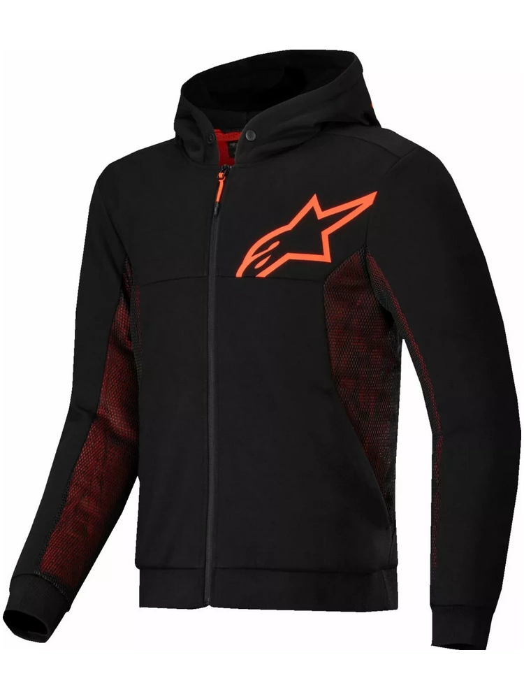 Bluza motocyklowa Alpinestars Chrome Air czarno-czerwona
