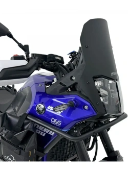 Szyba motocyklowa WRS Enduro Yamaha Tenere 700/ Rally (25-) czarna matowa