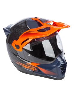Kask adventure Klim Krios Pro Echo czarno-pomarańczowy