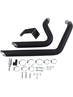 Pełny układ wydechowy Vance & Hines Shorthots czarny do Harley Davidson XL (99-03)