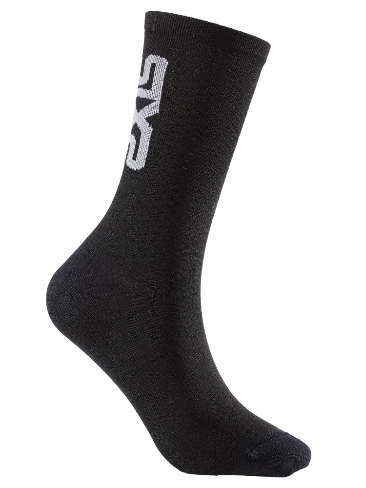 Skarpety motocyklowe SIXS Short Logo V2 Crew czarne