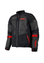Kurtka motocyklowa tekstylna Klim Baja czarno-czerwona