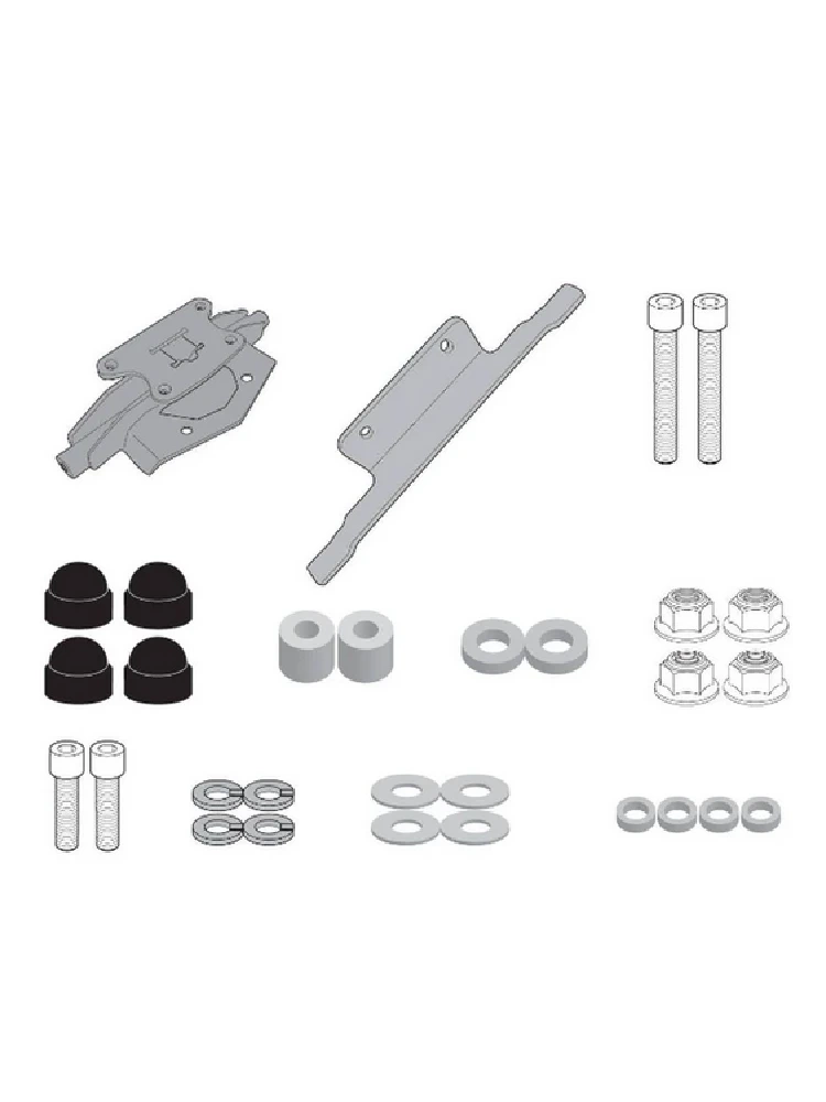 Adapter do montażu stelaży kufrów bocznych bez stelaża centralnego KR2139 Kappa Yamaha Tracer 900/ GT (18-20)