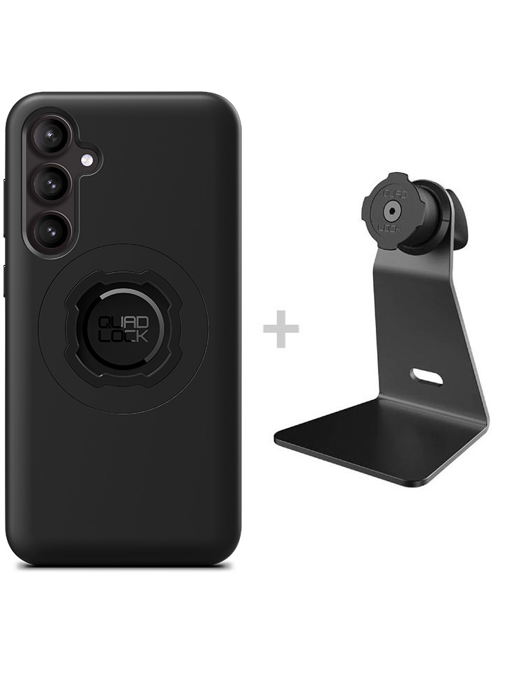 Zestaw na biurko: etui MAG na telefon Samsung Galaxy S23 FE (magnetyczne) + uchwyt Quad Lock