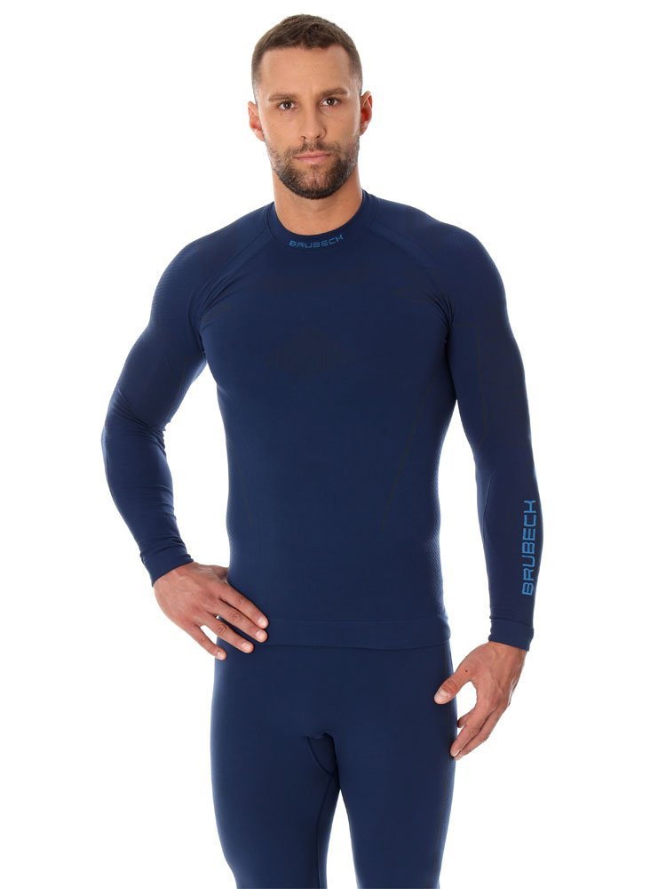 Bluza męska BRUBECK Thermo granatowa