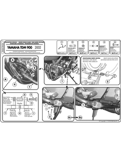 Gmole silnika GIVI Yamaha TDM 900 (02-14)