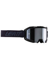 Gogle motocyklowe z lustrzaną srebrną szybą Leatt Velocity 4.5 Iriz 50 Stealth czarne