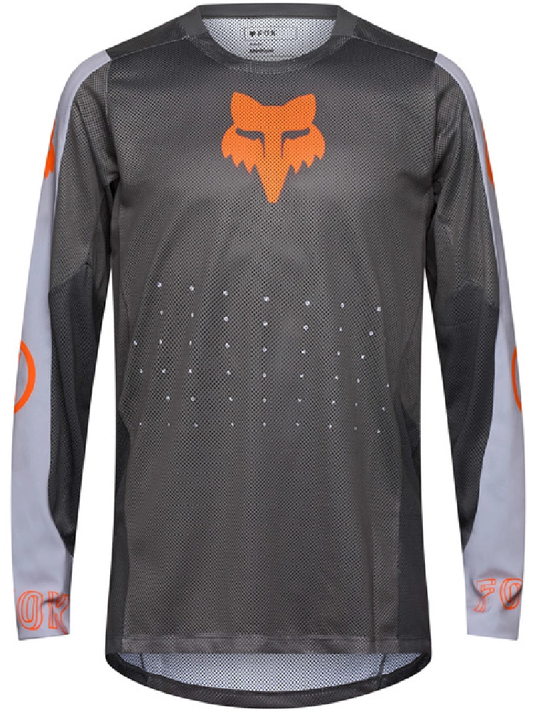 Bluza enduro Fox Ranger Air Offroad Pewter szaro-pomarańczowa