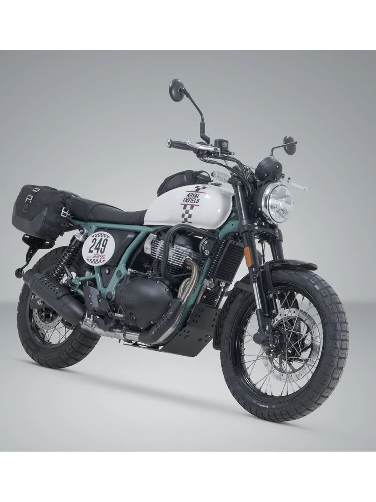 Zestaw sakw bocznych SW-Motech Legend Gear LC2/LC1 ze stelażami Royal Enfield Interceptor Bear 650 (25-) czarne
