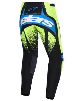 Spodnie cross Alpinestars MX Techstar Nomur czarno-niebieskie-fluo