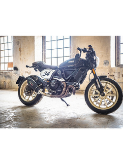 Tłumik G.P.R Furore Nero [Slip-On, Black Aluminium] - Ducati Scrambler 800 [15-16]
