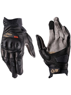 Rękawice motocyklowe Leatt X-Flow 8.5 Stealth Short czarno-szare